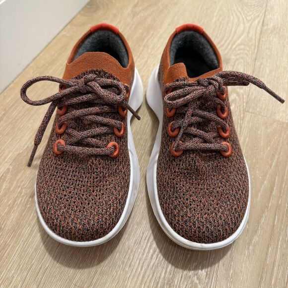 AllBirds Women’s Tree Dasher Burnt Orange White Sole Relay Running Shoes Sz 5.5 - Picture 2 of 11